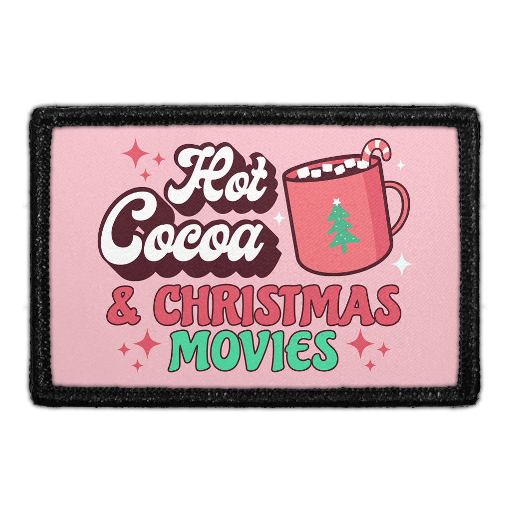 Hot Cocoa & Christmas Movies - Removable Patch