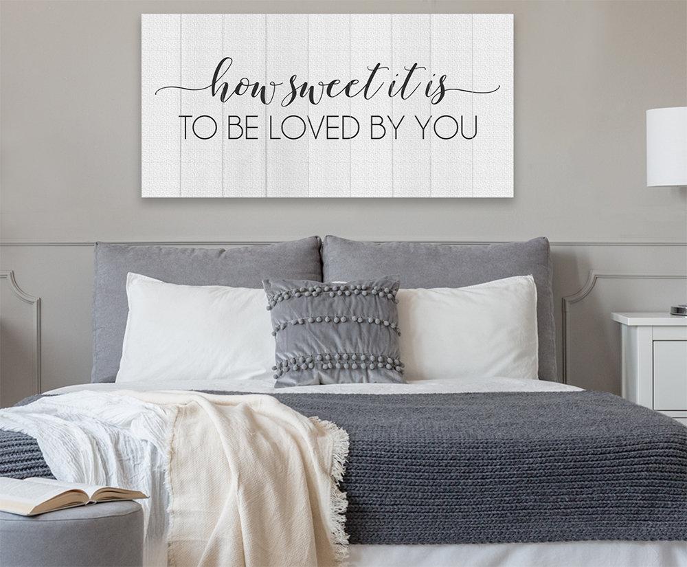 How Sweet It Is To Be Loved By You - Canvas
