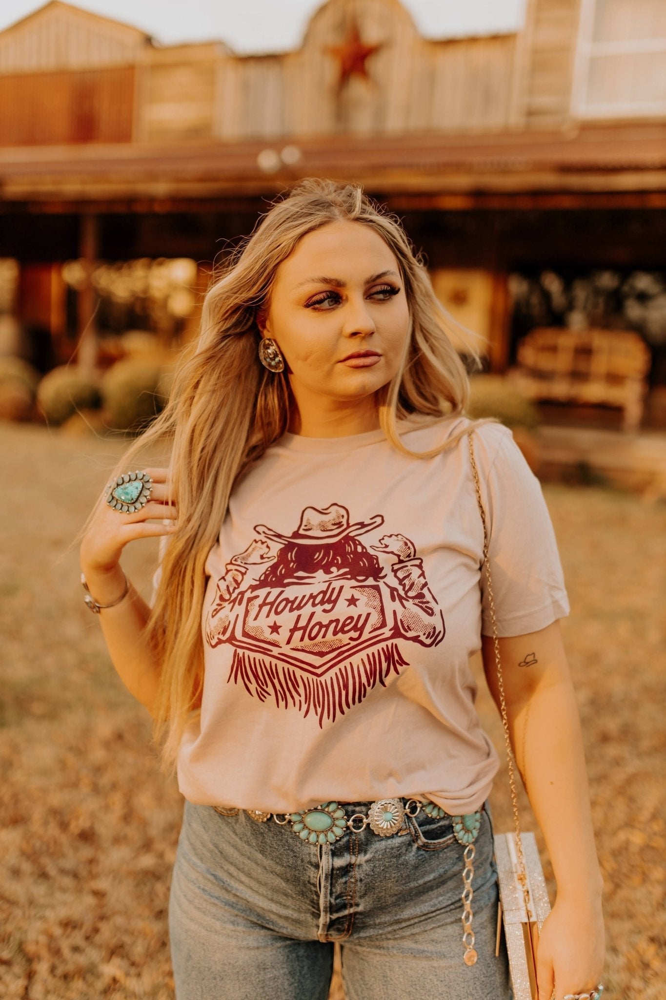 Howdy Honey Cowgirl Graphic Tee