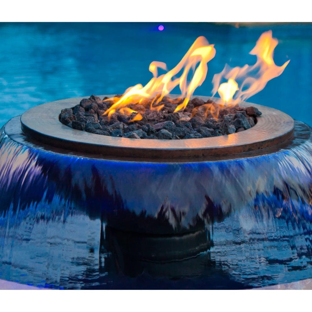HPC Evolution 360 52-Inch Copper Gas Fire and Water Bowl
