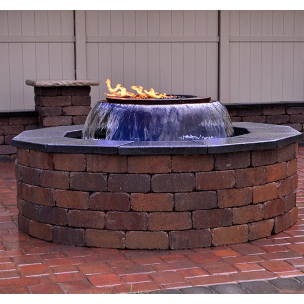HPC Evolution 360 52-Inch Copper Gas Fire and Water Bowl