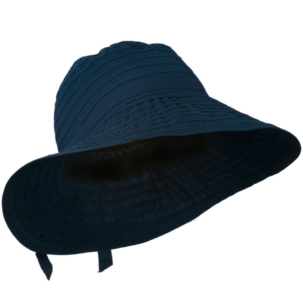 Women's Bucket Shaped Hat with Ribbon