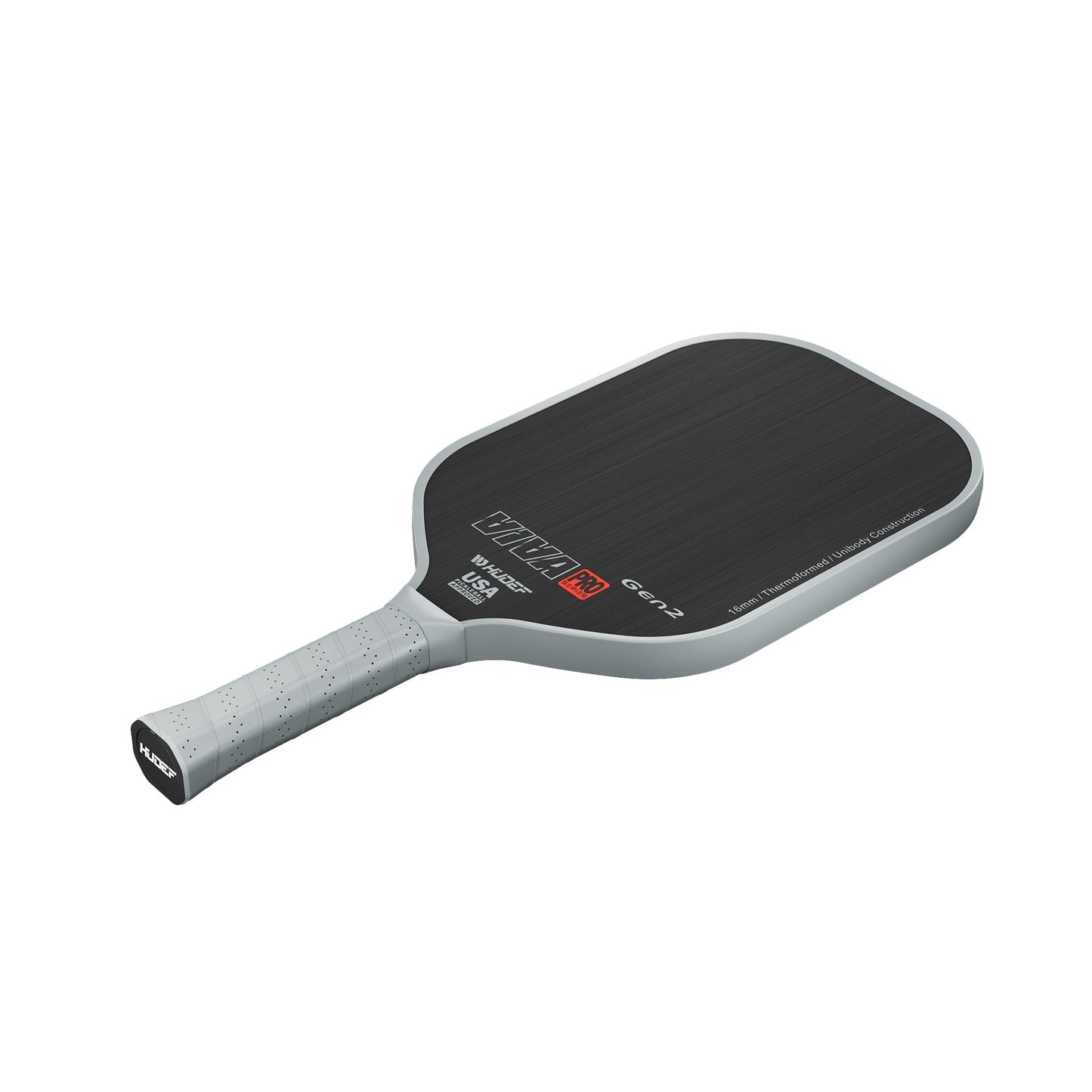 Hudef Viva Pro™ Gen2 Elongated Thermoformed Pickleball Paddle (Carbon Fiber)