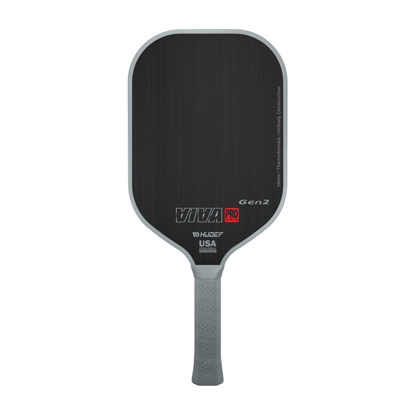 Hudef Viva Pro™ Gen2 Elongated Thermoformed Pickleball Paddle (Carbon Fiber)