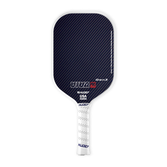 Hudef Viva Pro™ Gen3 Thermoformed Elongated Pickleball Paddle (Kevlar)