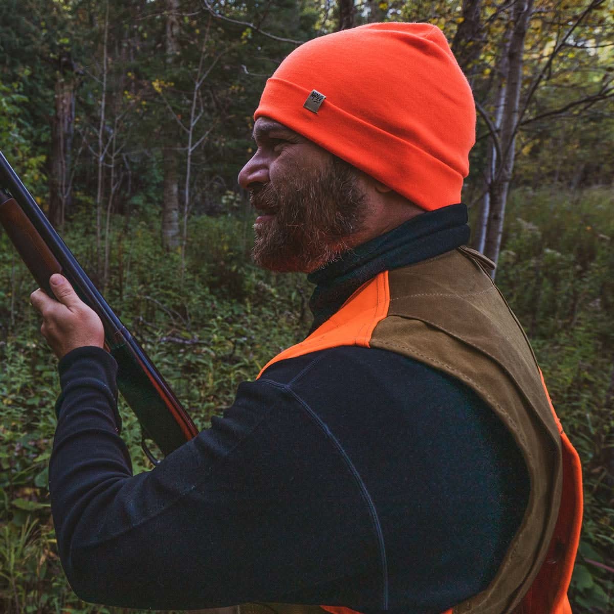 Midweight Men's Wool Turtleneck - 100% Merino Wool