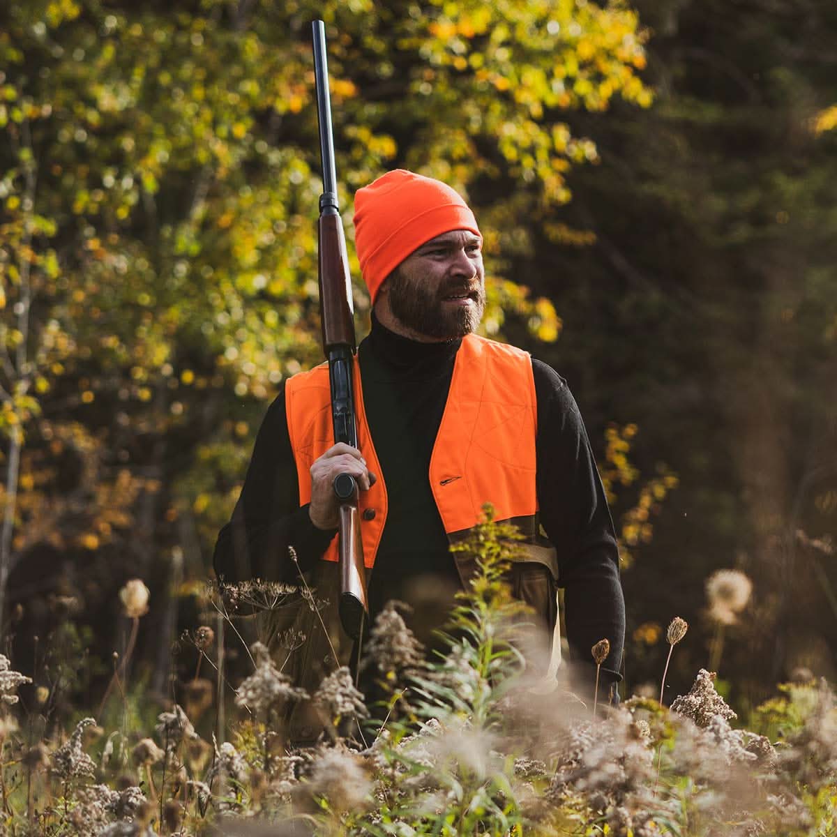 Midweight Men's Wool Turtleneck - 100% Merino Wool