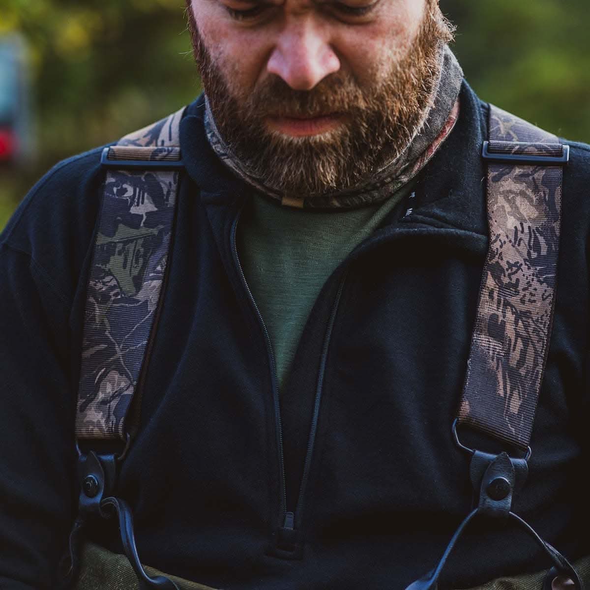 Heavyweight Men's Wool 1/4 Zip - 100% Merino Wool