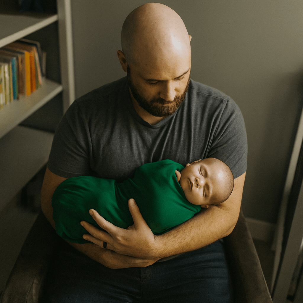 Hunter Green Swaddle