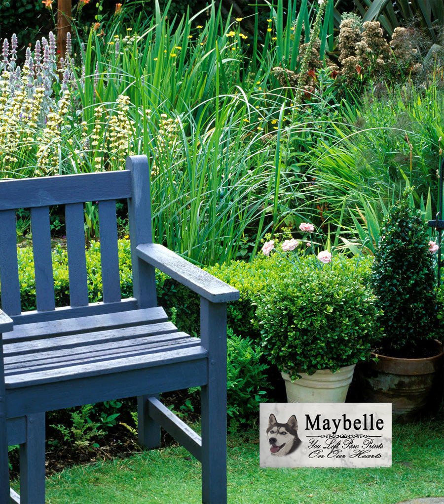 Husky Memorial Stone Personalized Garden Plaque Grave Marker Outdoor or Indoor