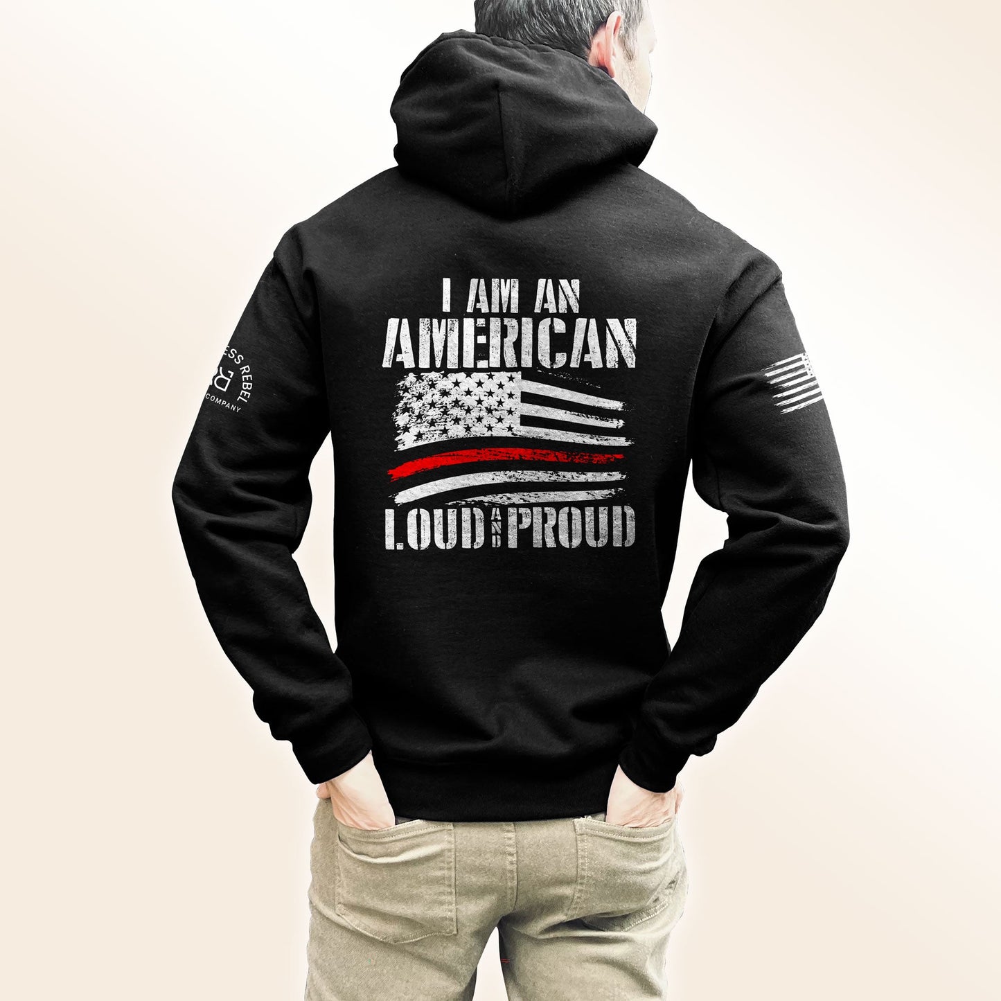 I Am an American - Loud and Proud | Men's Hoodie