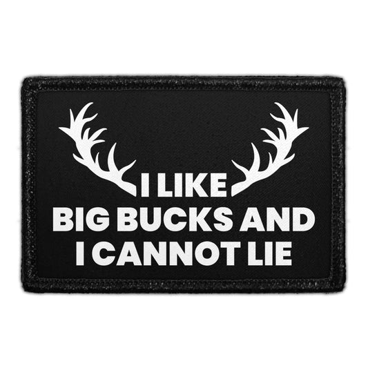 I Like Big Bucks And I Cannot Lie - Removable Patch
