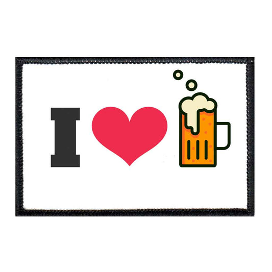 I Love Beer - Removable Patch