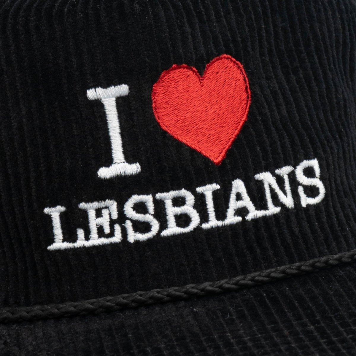 I Love Lesbians - Black Corduroy