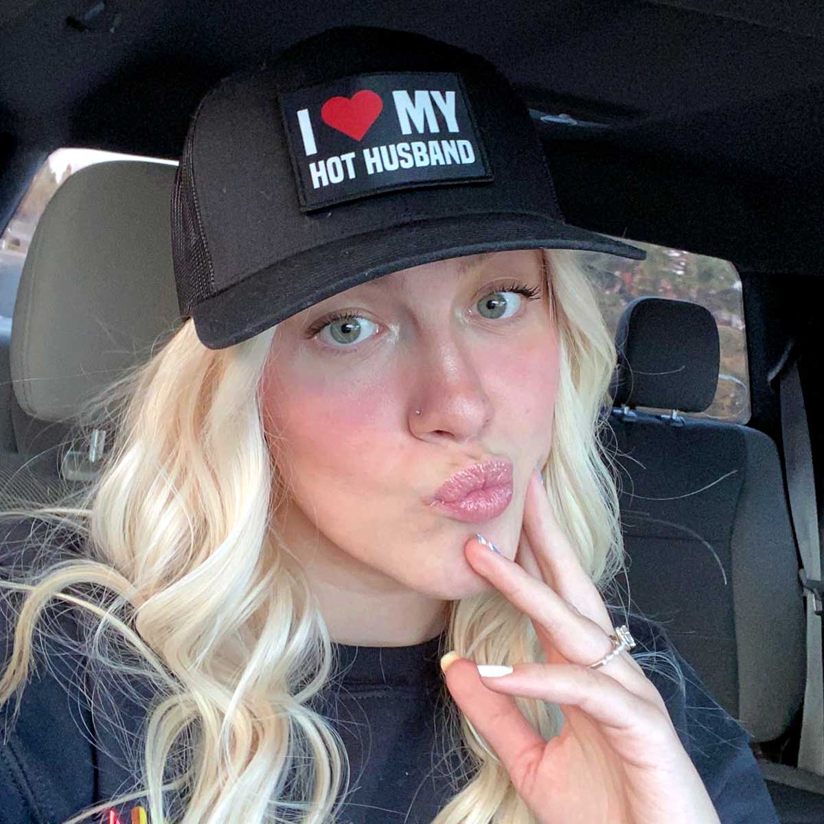 I Love My Hot Husband - Removable Patch