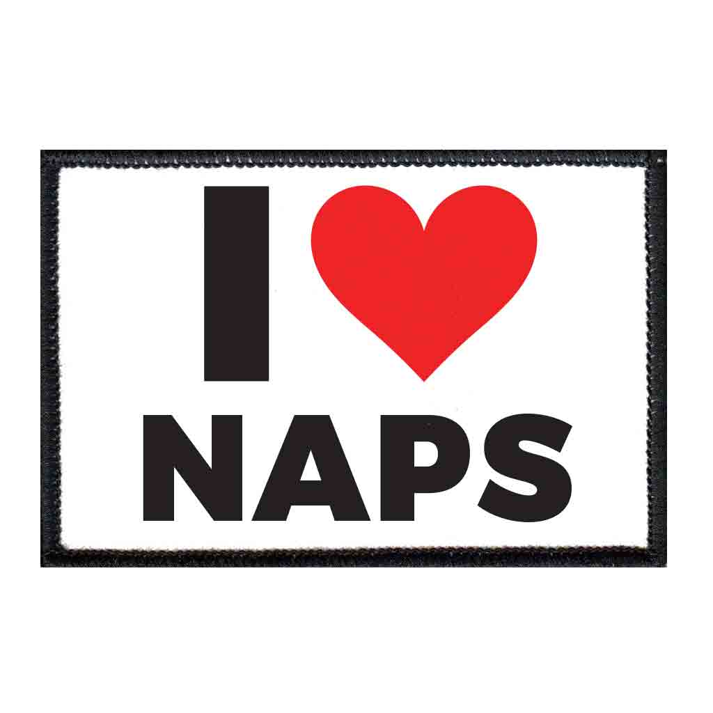 I Love Naps - Removable Patch