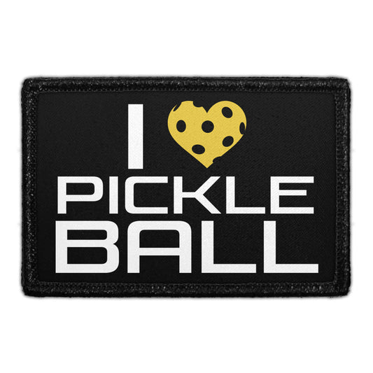 I Love Pickleball - Removable Patch