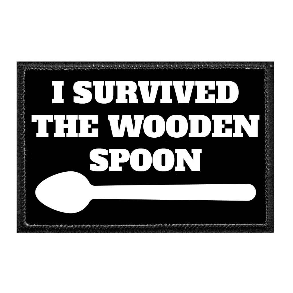I Survived The Wooden Spoon  - Removable Patch