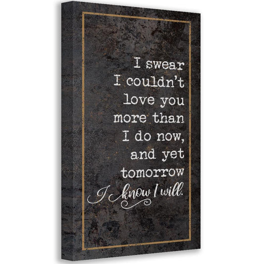 I Swear - Canvas