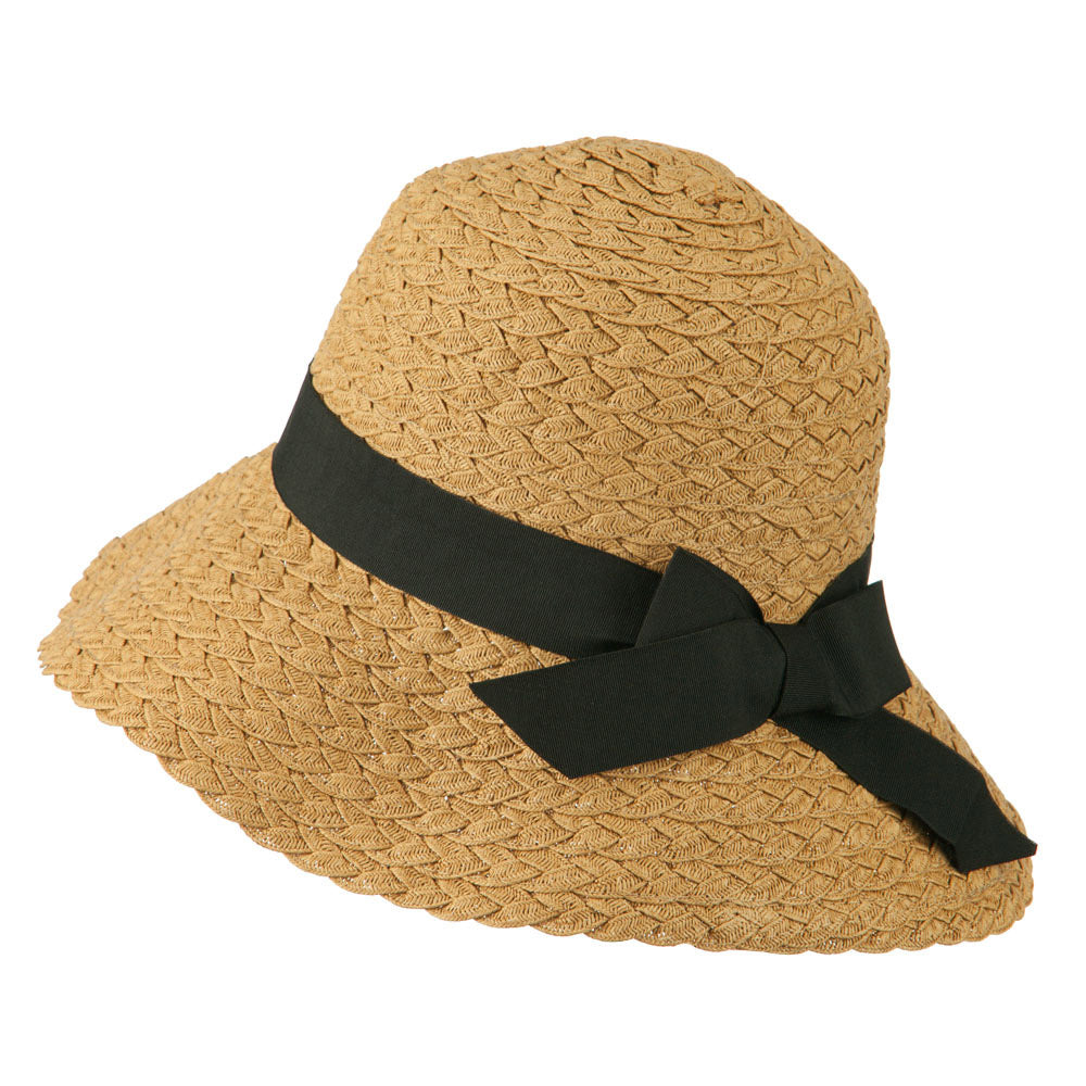 Women's UPF 50+ Wide Brim Braided Sun Hat