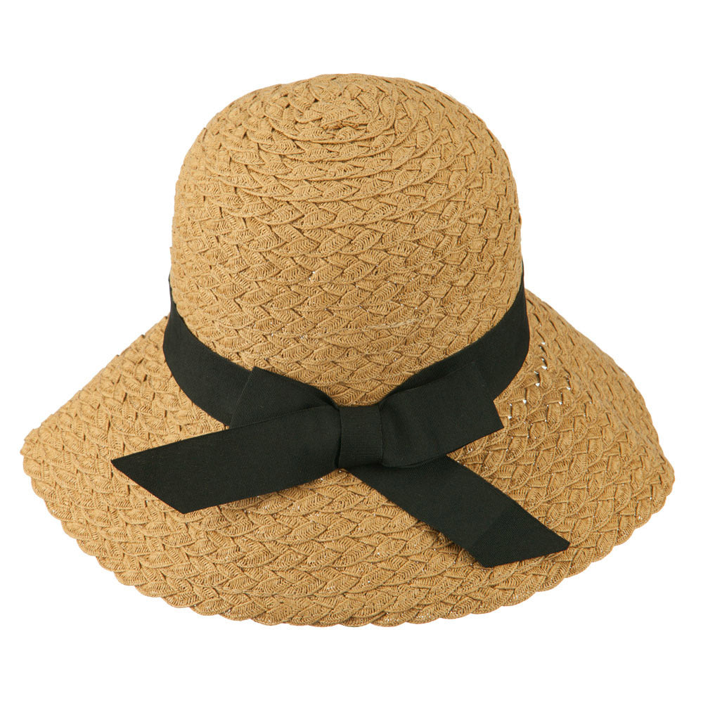 Women's UPF 50+ Wide Brim Braided Sun Hat