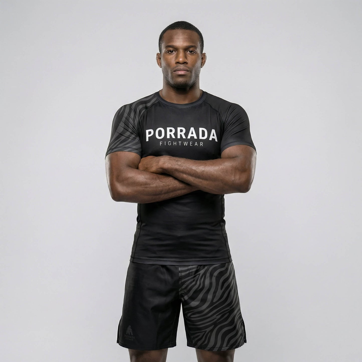 IBJJF BLACK RANKED FIGHT SHORTS