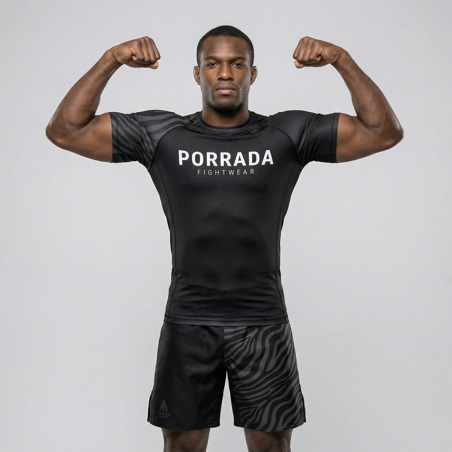 IBJJF BLACK RANKED FIGHT SHORTS