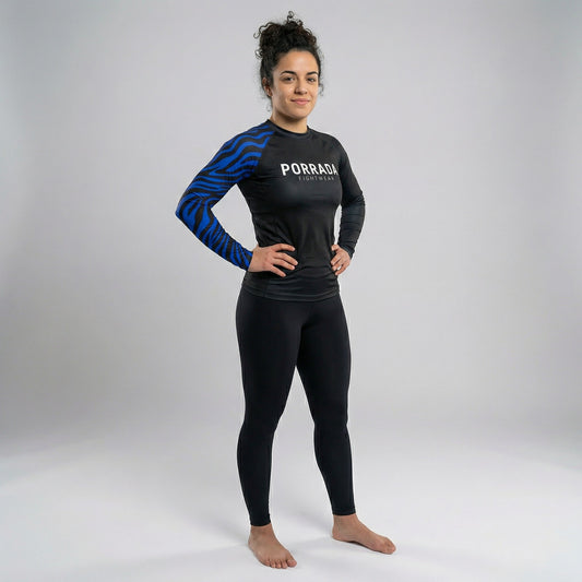 IBJJF BLUE RANKED WOMEN RASH GUARD