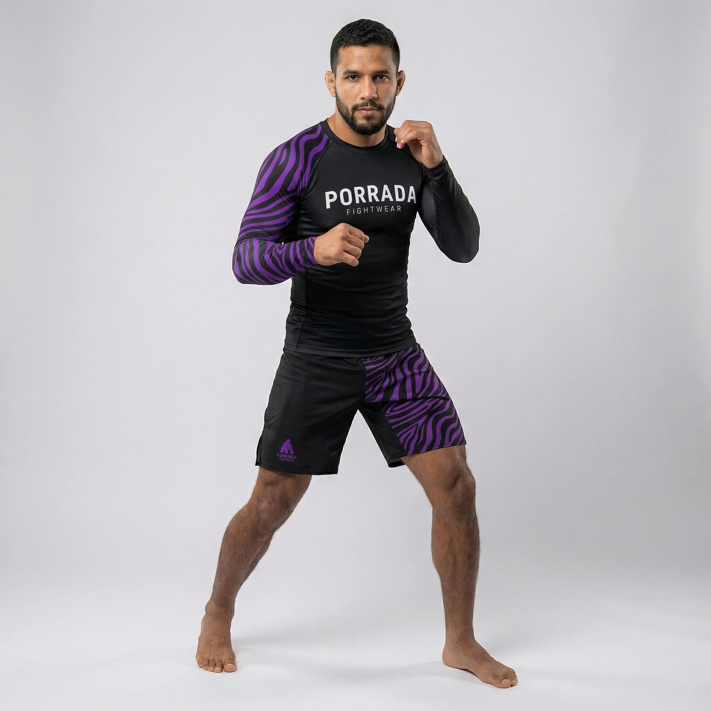 IBJJF PURPLE RANKED FIGHT SHORTS