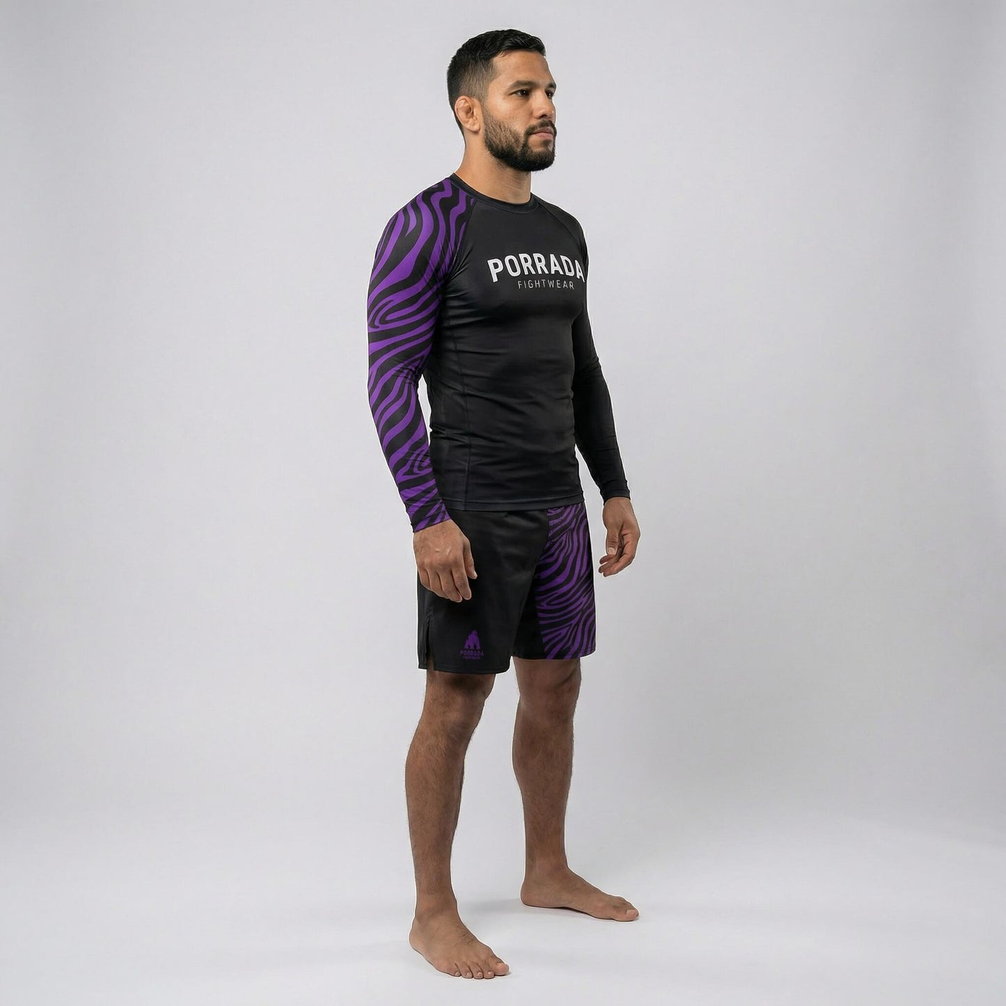 IBJJF PURPLE RANKED FIGHT SHORTS