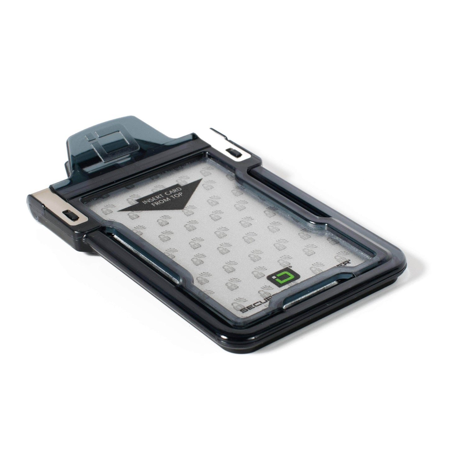 Secure Badge Holder Classic Vertical 1 ID Card Holder, and Lanyard Bundle