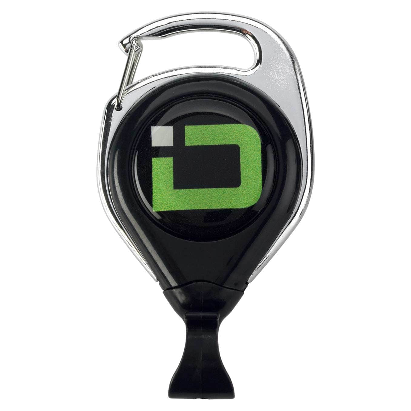 Secure Carabiner Retractable Badge Holder Reel