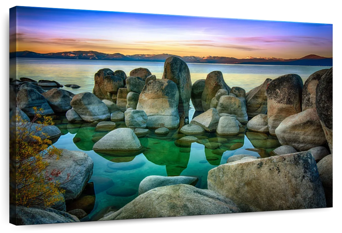 Rocks At Lake Tahoe Wall Art
