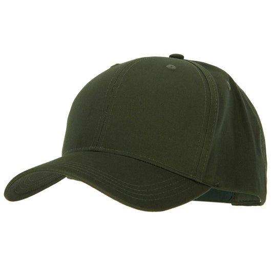 Big Size Structured Solid Poly Cotton Twill High Profile Pro Style Cap