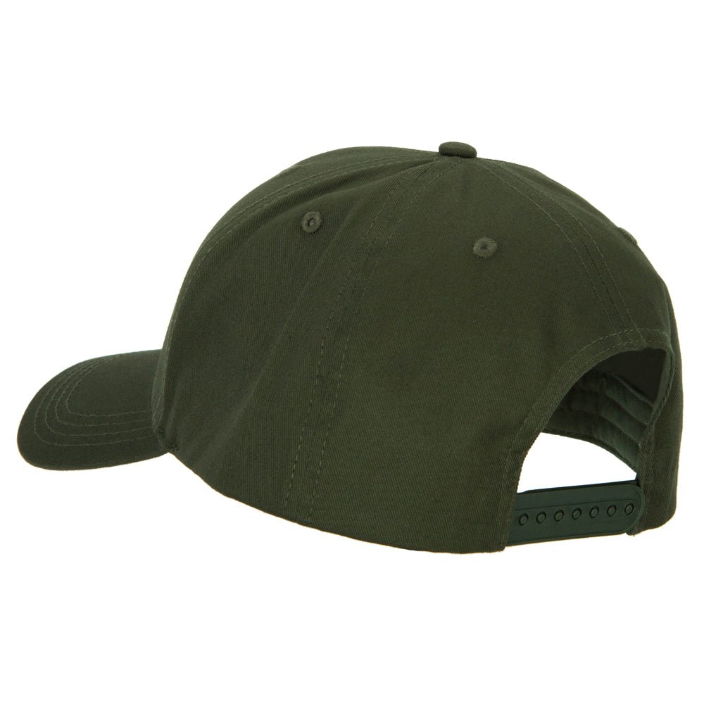 Big Size Structured Solid Poly Cotton Twill High Profile Pro Style Cap