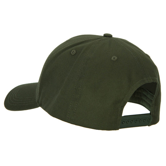 Big Size Structured Solid Poly Cotton Twill High Profile Pro Style Cap