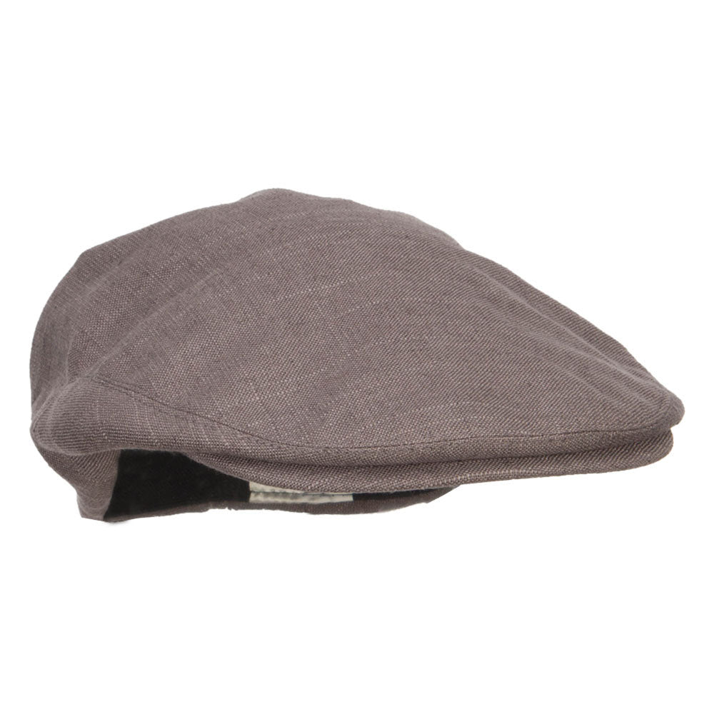 Big Size Men's Linen Ivy Cap