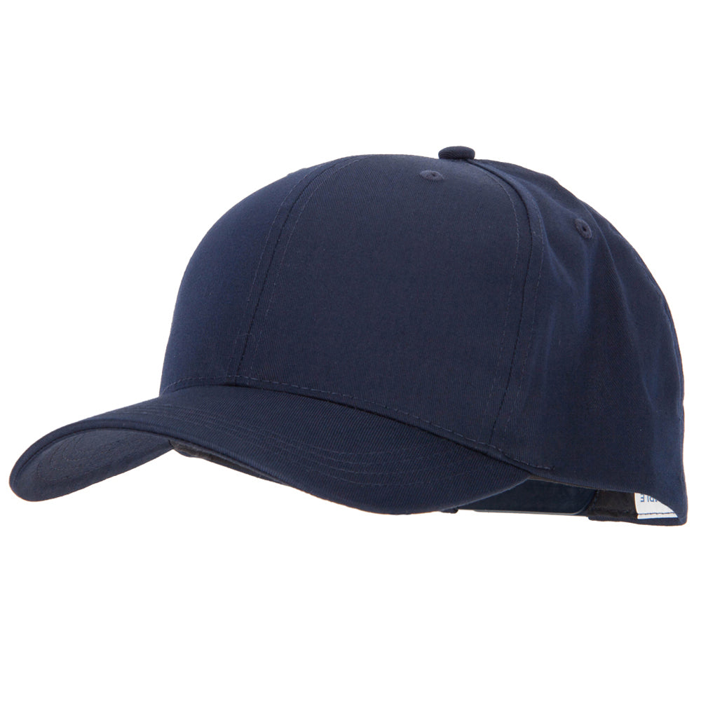 Big Size Structured Solid Poly Cotton Twill High Profile Pro Style Cap