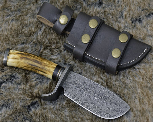 Antler Horn Hunting Knife