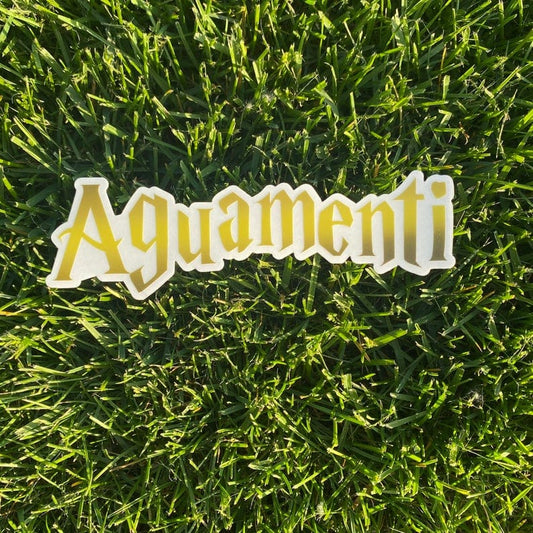 Aguamenti | Motivational Water Bottle Sticker