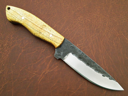 Custom Handmade Hand Forged Carbon Steel Hunting Skinning Knife