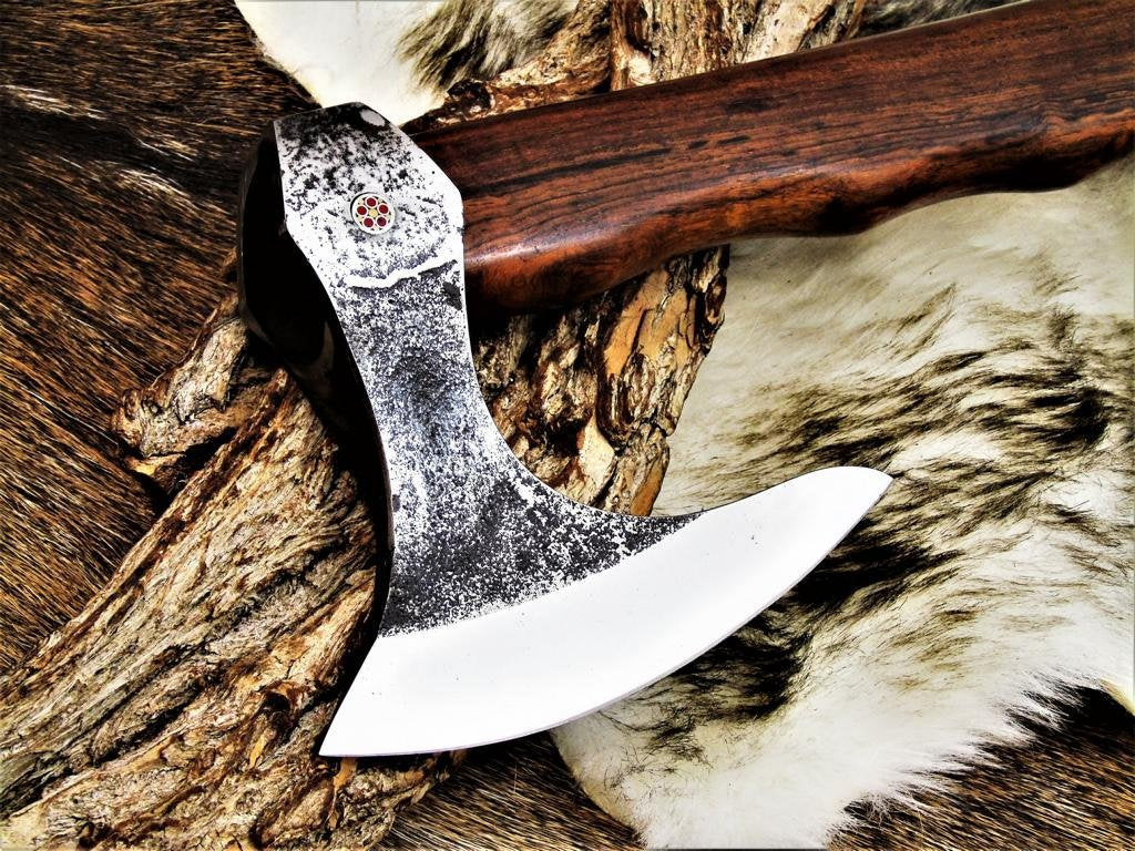 Custom Handmade Hand Forged Carbon Steel Tomahawk