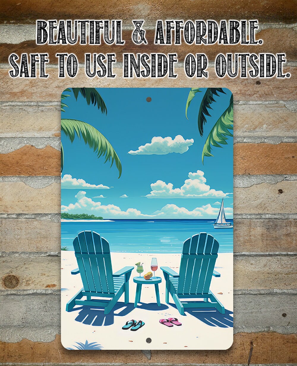 Another Day in Paradise - Metal Sign