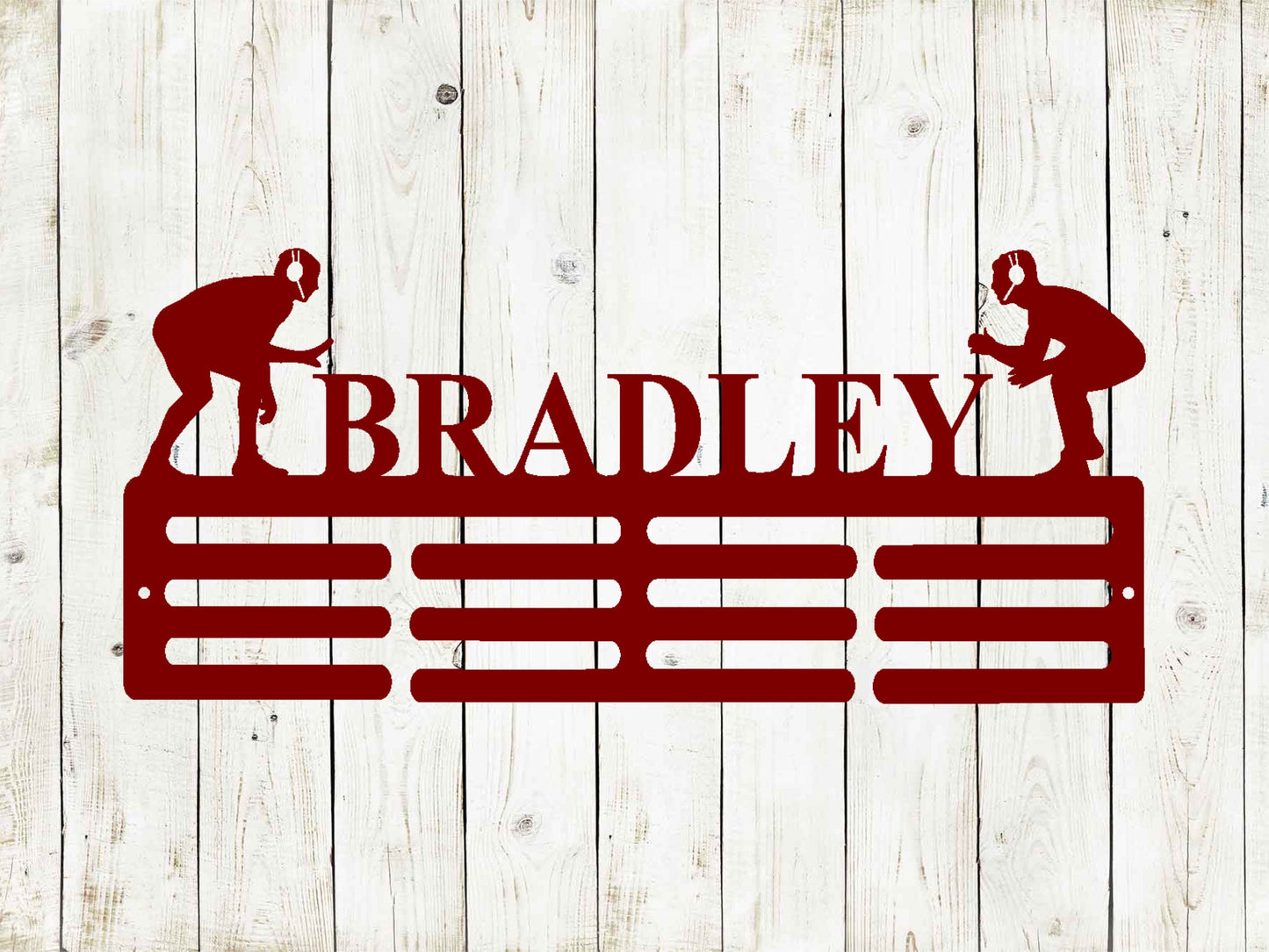 Wrestling Custom Name Medal Hanger