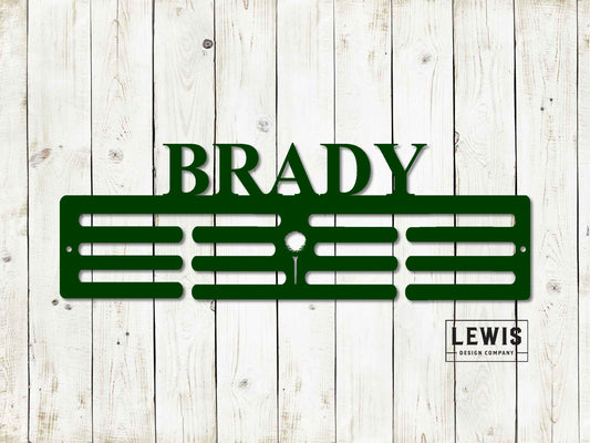 Golf Custom Name Medal Hanger