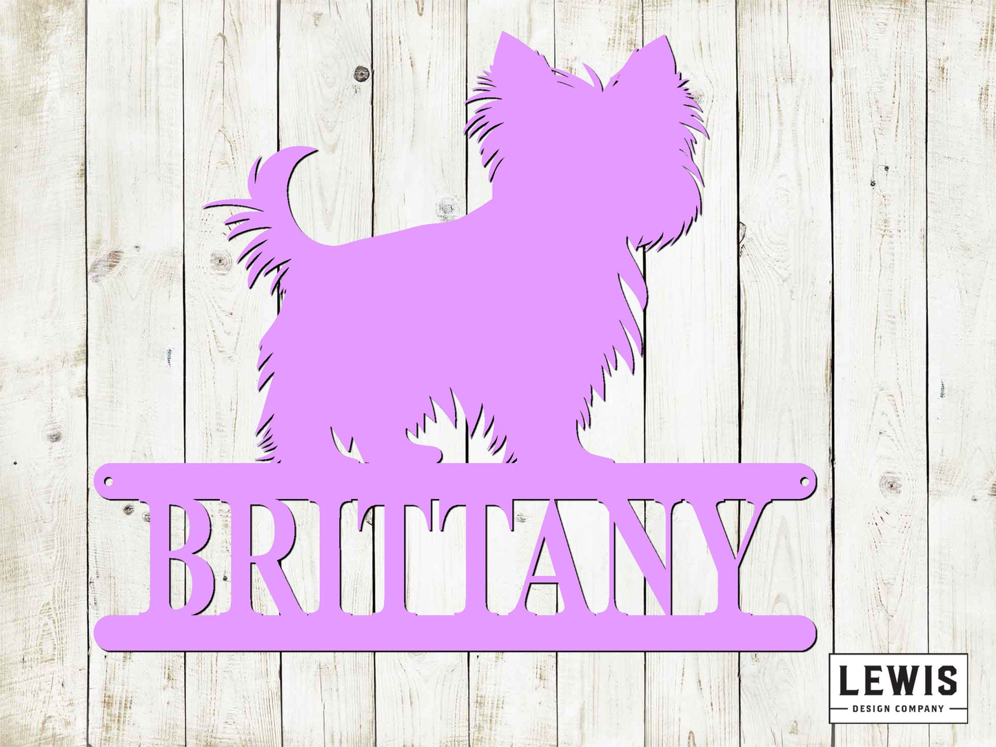 Yorkshire Terrier Wall Sign with Custom Name, Metal Sign, Yorkie Sign, Custom Metal Sign, Yorkie, Dog Lovers, Dog Sign, Custom Name Dog Sign
