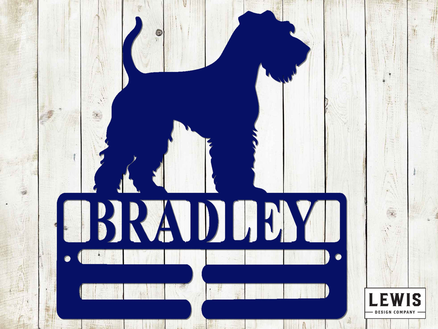 Welsh Terrier Leash Hanger with Custom Name, Metal Sign, Welsh Terrier, Custom Metal sign, Dog Lovers, Dog Sign, Dog Leash Hanger