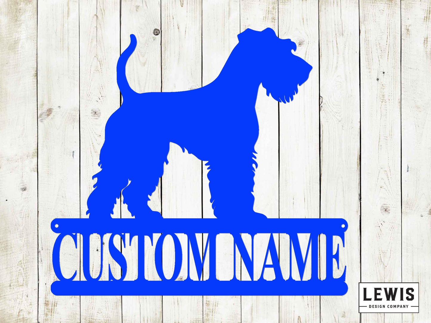Welsh Terrier Wall Sign with Custom Name, Metal Sign, Welsh Terrier, Custom Metal Sign, Welsh Terrier Wall Sign, Dog Lover,