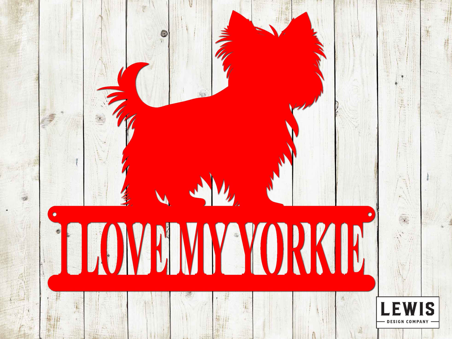 Yorkshire Terrier Wall Sign with Custom Name, Metal Sign, Yorkie Sign, Custom Metal Sign, Yorkie, Dog Lovers, Dog Sign, Custom Name Dog Sign