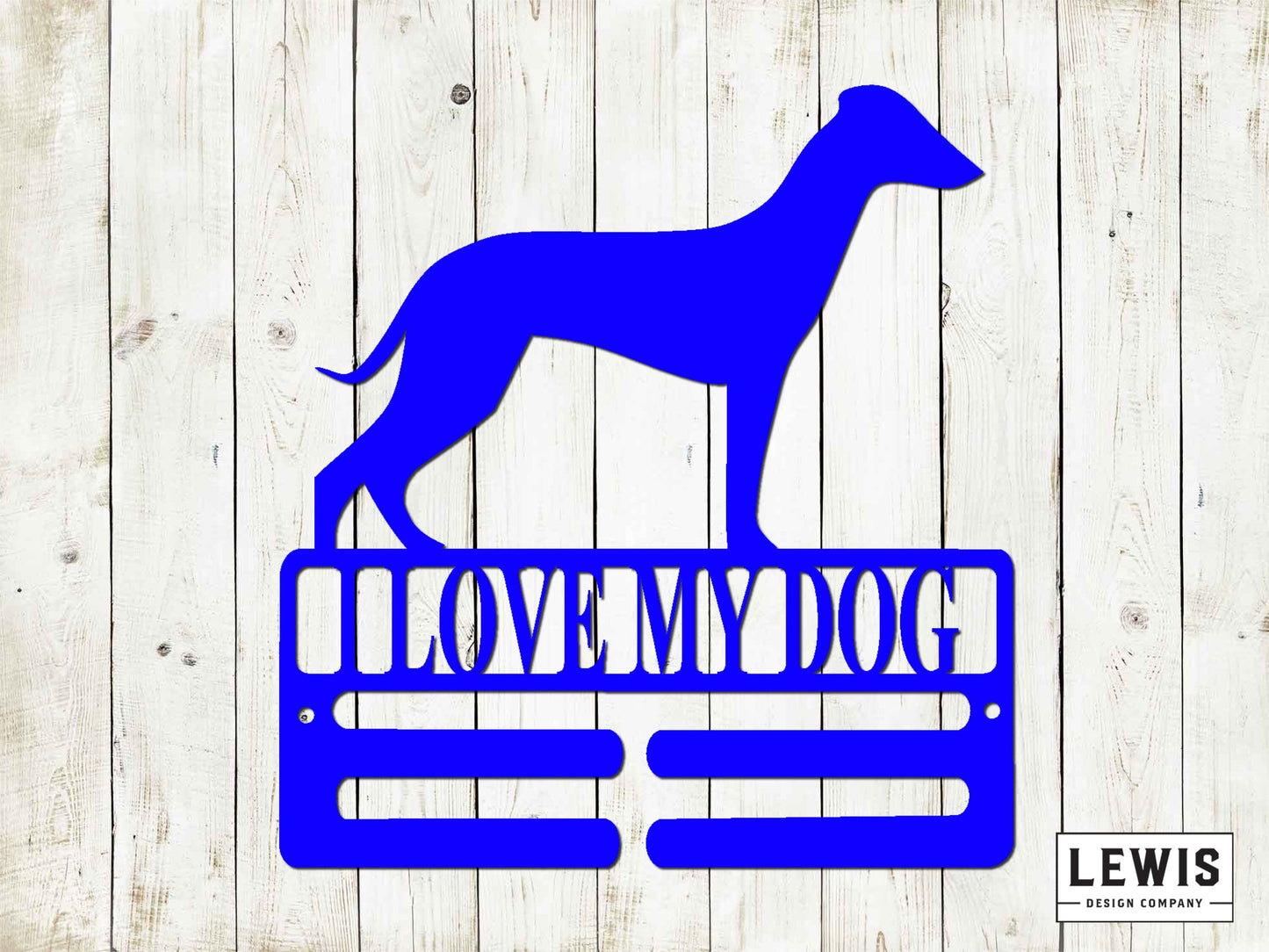 Whippet Leash Hanger with Custom Name, Metal Sign, Whippet, Custom Metal sign, Whippet Sign, Dog Lovers, Dog Sign, Dog Leash Hanger